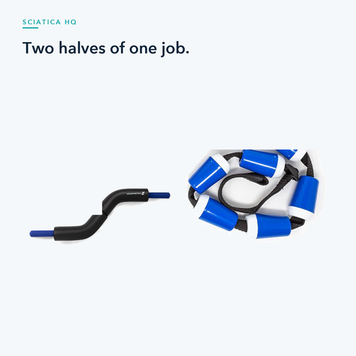 Two halves of one job — Hip and Glute Mobility Kit